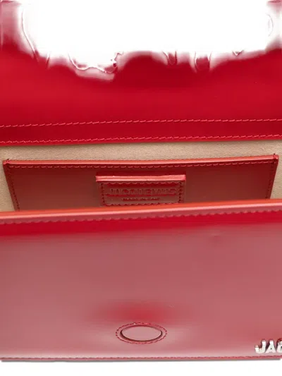 Jacquemus Le Bambino Red Handbag With Removable Shoulder Strap In Leather Woman