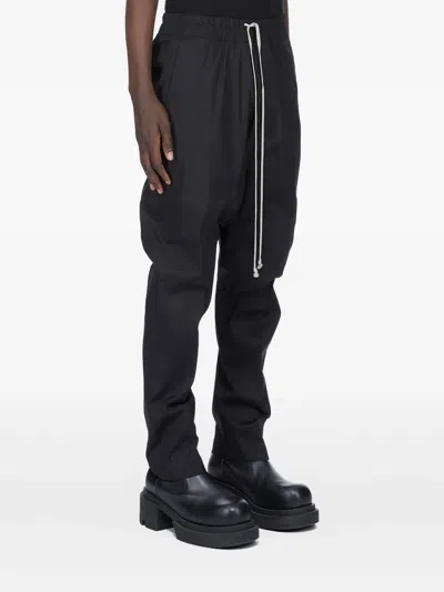 Rick Owens Drawstring Trousers In Black