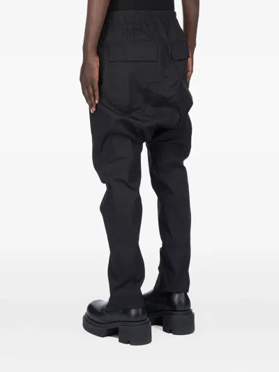 Rick Owens Drawstring Trousers In Black