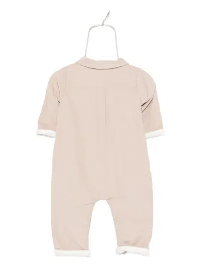 Tartine Et Chocolat Button-fastening Romper In Neutral
