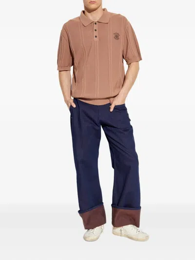 Golden Goose Lapel Short Sleeve Polo Shirt