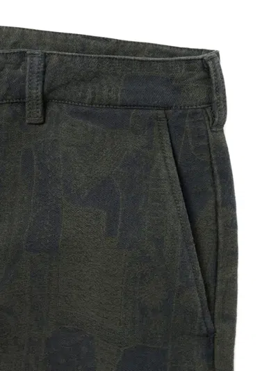 This Is Never That Crazy Abstract-print Trousers