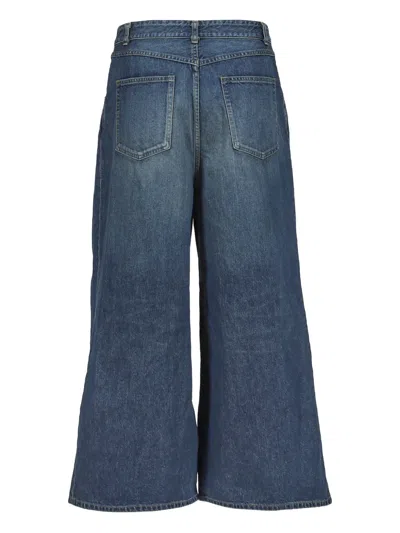 Needles Seam-detail Jeans In Blue