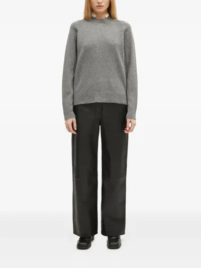 Undercover Raglan-sleeve Button-detail Jumper In Gray