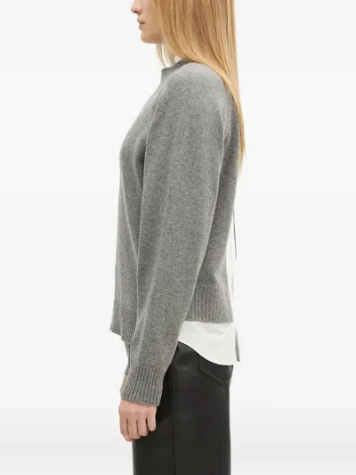 Undercover Raglan-sleeve Button-detail Jumper In Gray