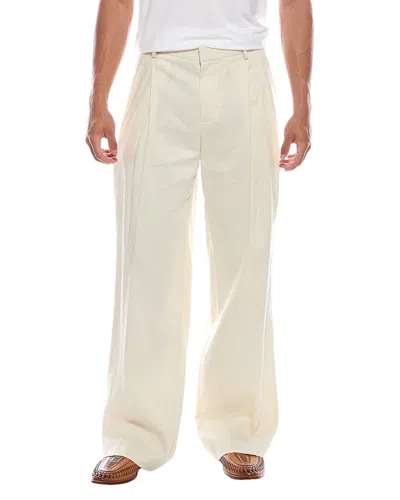 Helmut Lang Pleated Linen-blend Pant