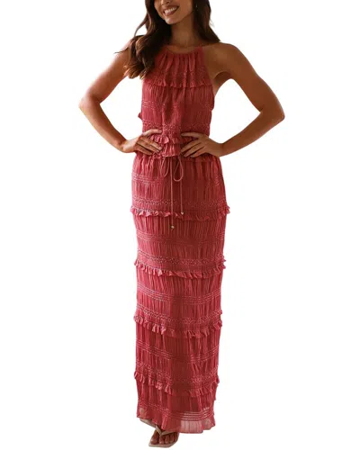 Deli S 2pc Top & Skirt Set In Pink