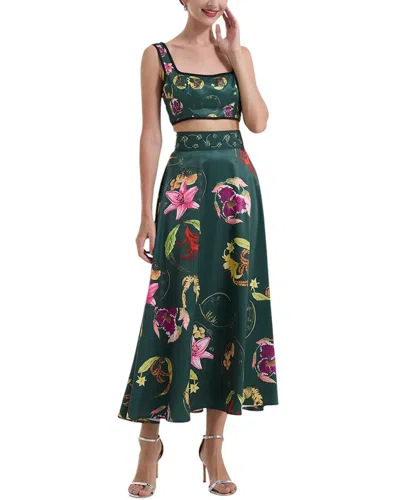 Kaimilan 2pc Top & Midi Skirt Set