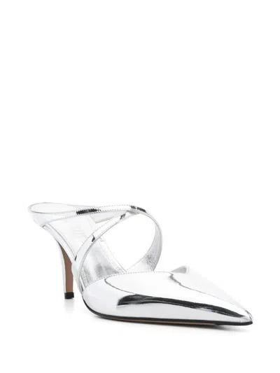 Paris Texas 85mm Laila Mules In White