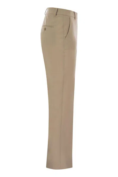 Weekend Max Mara Belt Loop Casual Pants In Brown