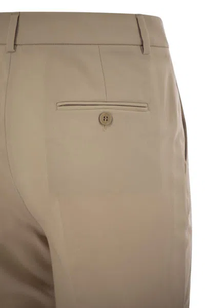 Weekend Max Mara Belt Loop Casual Pants In Brown