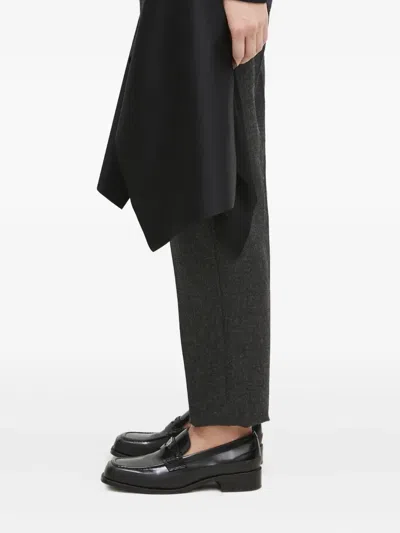 Undercover Draped-panel Trousers In Black