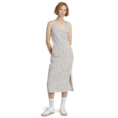 Adidas Originals Womens  X Liberty London 3-stripes Bodycon 3 Maxi Dress