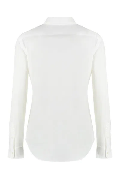 Polo Ralph Lauren Classic Long Sleeves Button Front Shirt Clothing In White