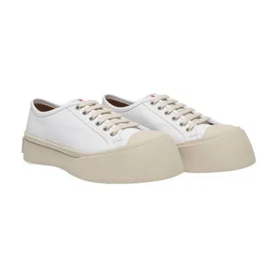 Marni Laced Up Pablo Sneakers In White