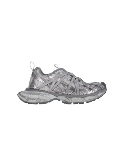 Balenciaga Men Grey Mesh And Rubber 3xl Extreme Sneakers In Gray