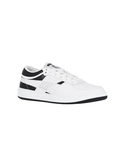 Givenchy G Move Low-top Sneakers In Calf Leather In White