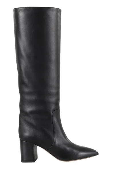 Paris Texas Ladies Black Anja 70mm Leather Boots
