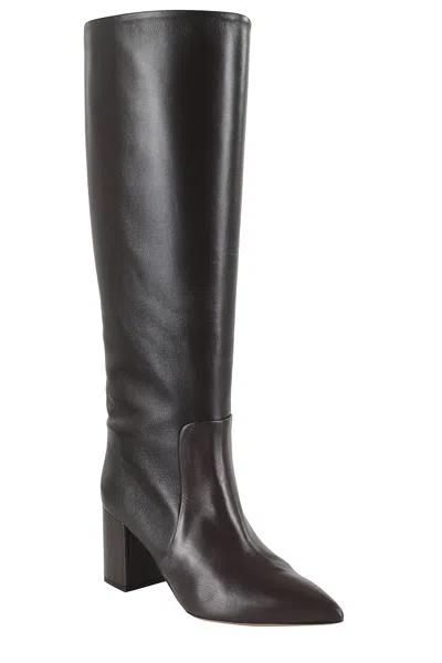 Paris Texas Ladies Black Anja 70mm Leather Boots