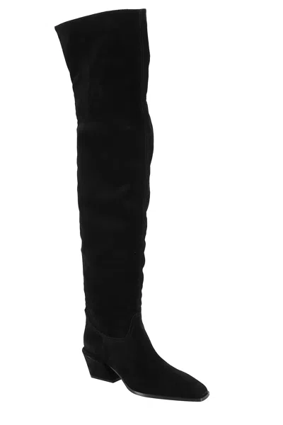 Paris Texas Suede Knee-high Boots