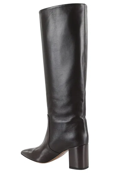 Paris Texas Ladies Black Anja 70mm Leather Boots
