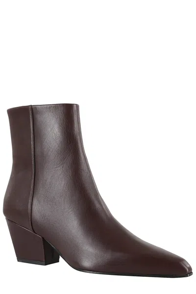 Paris Texas 60mm Pointed-toe Block-heel Boots