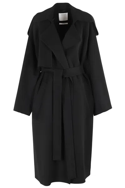 Sportmax Orense Wool And Cashmere Coat In Black