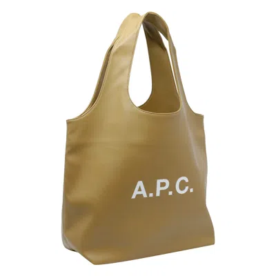 Apc Handbag A. P.c. Woman Color Green In Brown