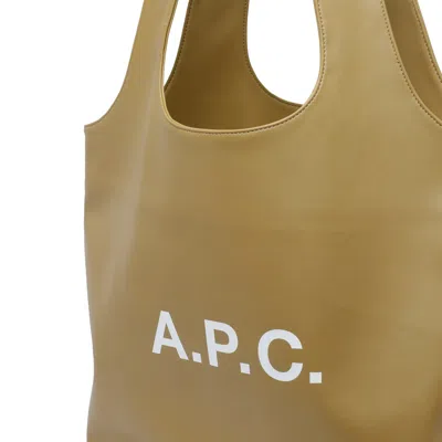 Apc Handbag A. P.c. Woman Color Green In Brown