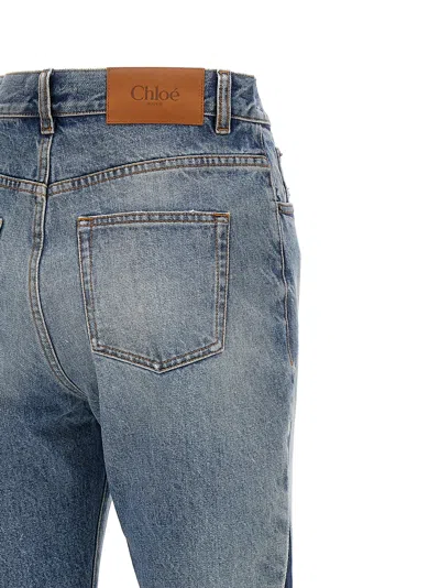 Chloé Patchwork Rigid High-rise Flared-leg Jeans