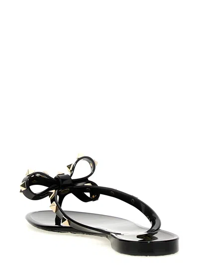 Valentino Rockstud Sandal In Black