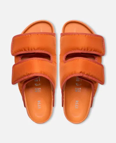 Birkenstock Double Adjustable Strap Open Sandal In Orange In Orange