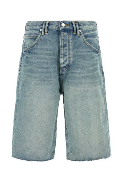 Purple Brand Denim Bermuda Shorts
