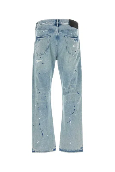 Purple Brand Patch Repairs Foil Jeans