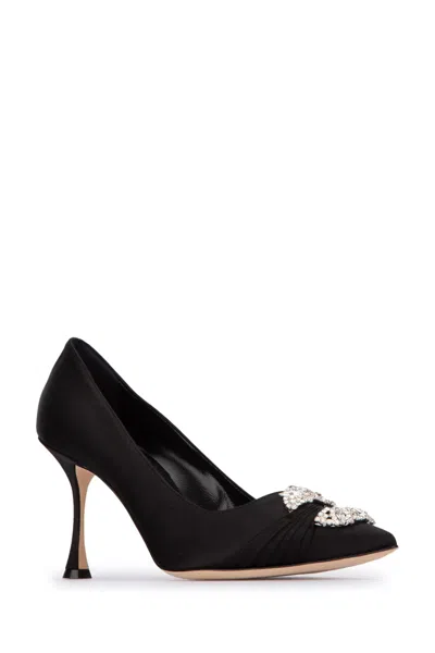 Manolo Blahnik Scarpe Con Tacco Maidapump4231783 Blck In Black