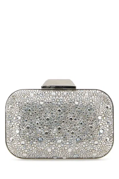 Jimmy Choo Embellished Fabric Cloud Clutch