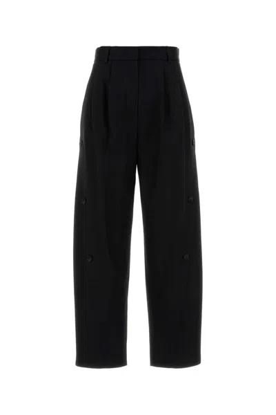 Max Mara Pleated Casual Pants In Black