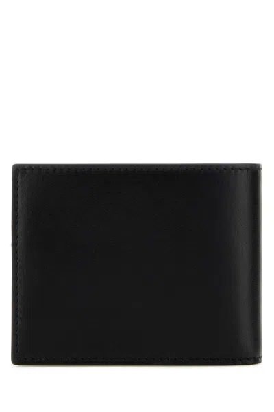 Alexander Mcqueen Double-fold Wallet In Black
