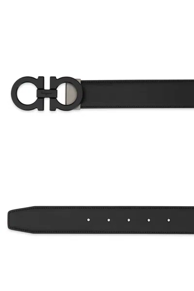 Ferragamo Reversible And Adjustable Gancini Belt