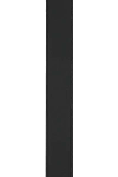 Ferragamo Adjustable Reversible Leather Belt With Textured Finish In Black