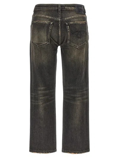 R13 Boy Straight Jeans In Brown