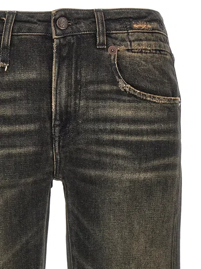 R13 Boy Straight Jeans In Brown