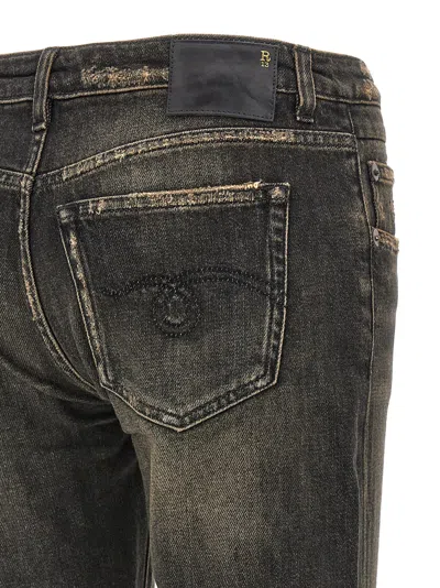 R13 Boy Straight Jeans In Brown
