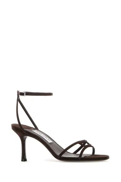 Jimmy Choo Black Leather Heels