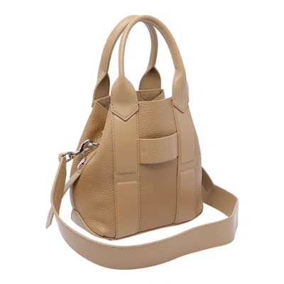 Hogan Handbag With Detachable Strap And Top Handles