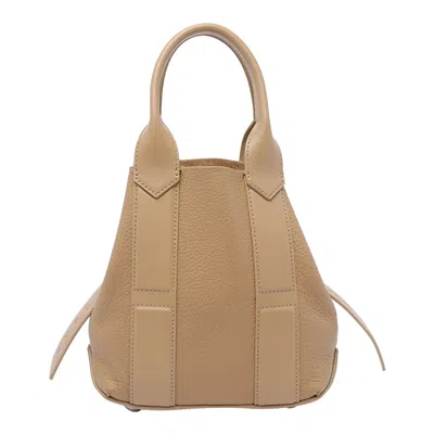 Hogan Handbag With Detachable Strap And Top Handles