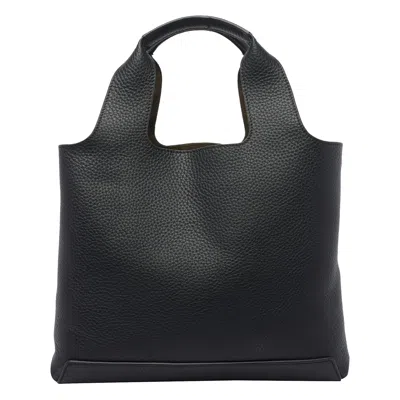 Hogan Shopping Bag In Textured Leather