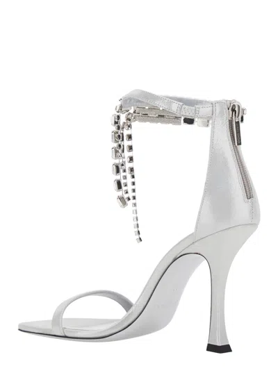 Jimmy Choo Verity Sandal 100 In Metallic