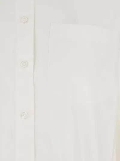 Michael Michael Kors Poplin Btn Dn Bf Shirt In Neutral