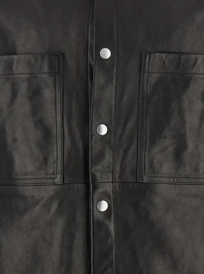 Rick Owens Outershirt In Black
